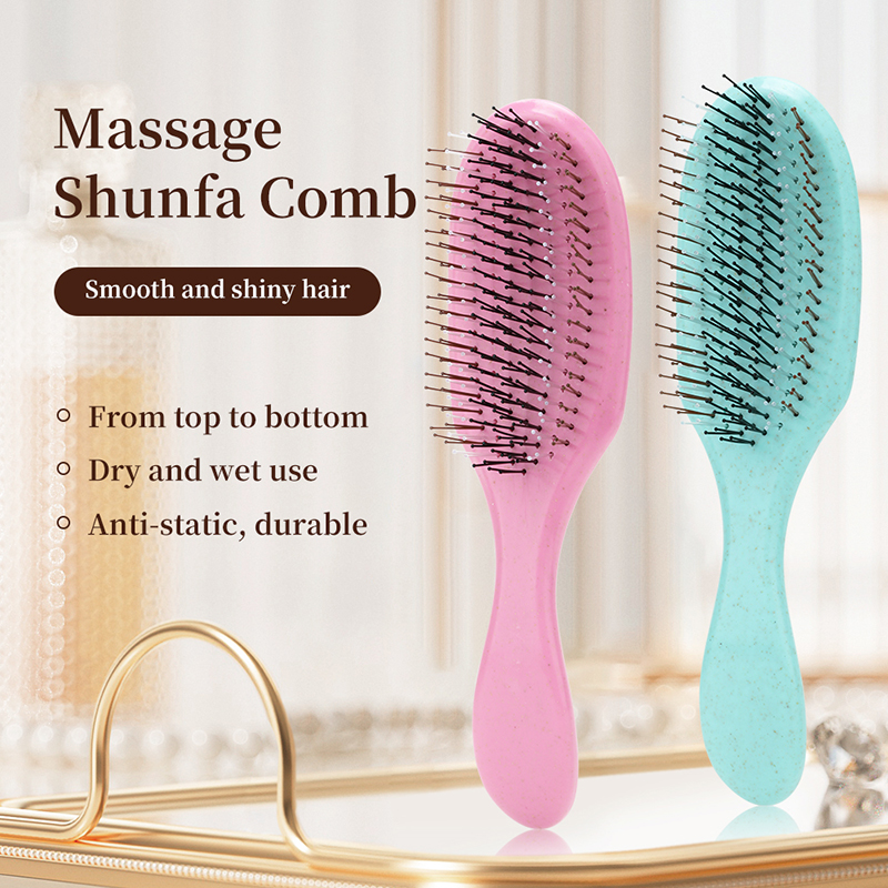 Straw Massage Comb (Assorted Colors)